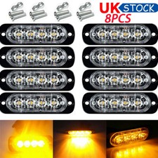 Led amber recovery strobe - 8x,