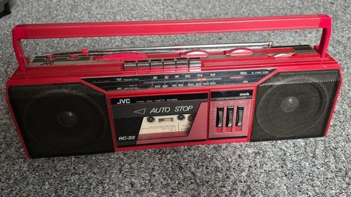 Vintage boombox jvc - boombox, rc-22
