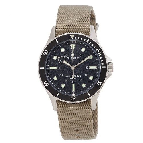 Timex navi quartz black - timex,