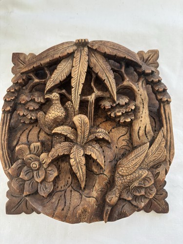 Hand carved wooden - carved,