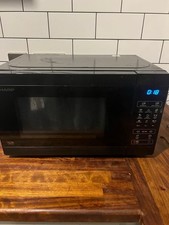 Sharp Digital 800W Microwave Oven with 1000W Grill, 20L , 11 Power Levels, Black