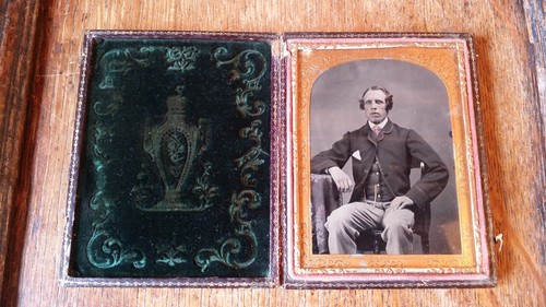 1850 antique cased tinted - cased,