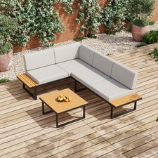 4/5 Seater Garden Corner Sofa