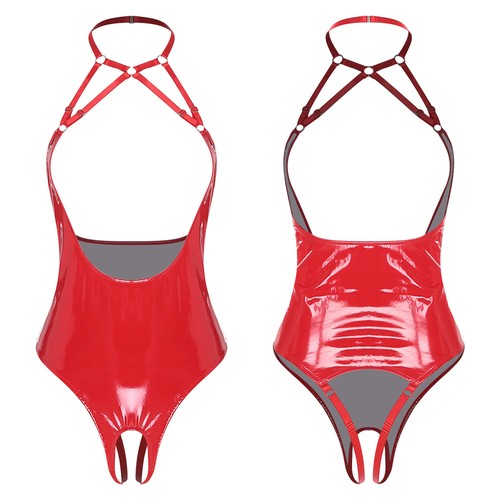 Womens wetlook patent - uk,