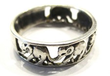 STERLING SILVER  CUTE ELEPHANT