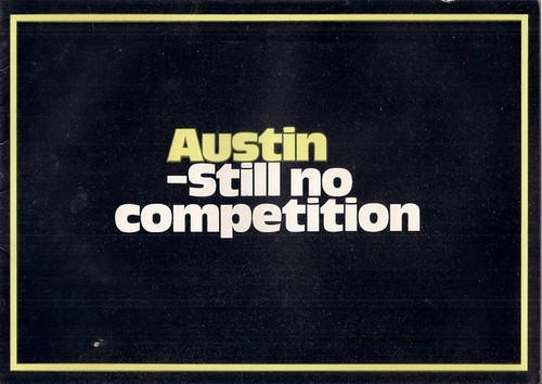 Austin range 1971 market - 1971-72, uk