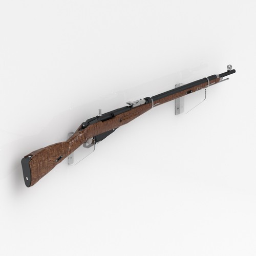 Premium wall mounted rifle - premium,