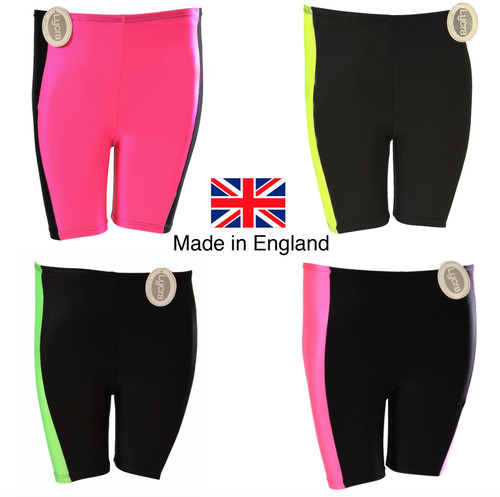 Fluorescent lycra shorts - shorts,