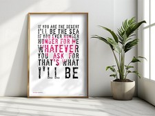 ❤ GEORGE MICHAEL ❤ Father Figure - song lyrics poster art  print wham #18