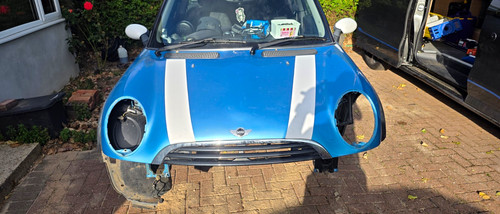 Mini r50 bonnet - electric, blue