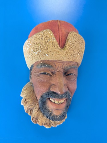 Bossons chalkware head - chalkware,