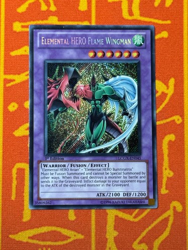 Yugioh elemental hero flame - yugioh,