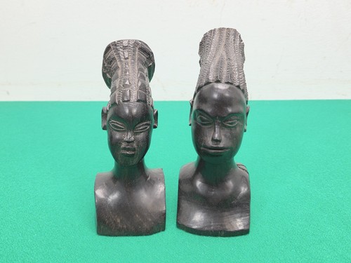 Pair small carved - small,