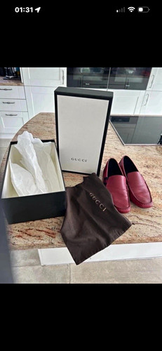 Gucci men leather slip on - gucci, slip-on