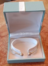 CHAMILIA Flex Bangle charm bracelet 925 sterling silver & Box