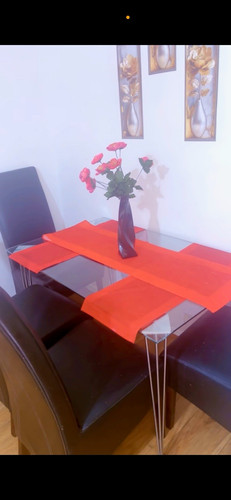 Glass top rectangular dining - glass,