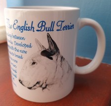 English Bull Terrier mug dog
