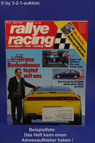 Rally racing mitsubishi - rally, 3/94