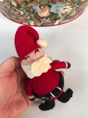 Adorable john lewis felt santa - john,