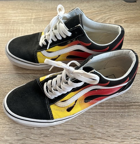Vans old skool flames trainers - vans,