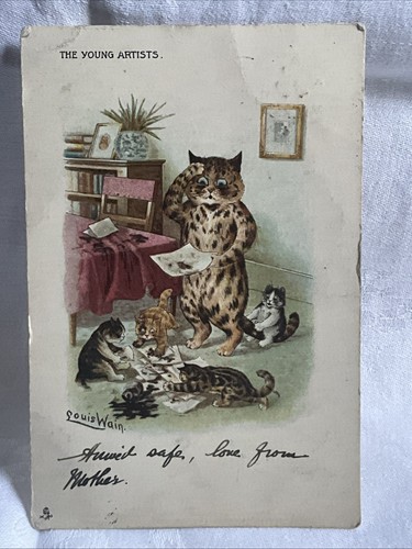 Louis wain cats the young - wain,
