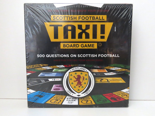 Scottish football taxi board - football, taxi!