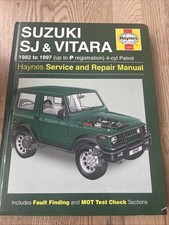 Suzuki SJ Vitara Haynes Manual