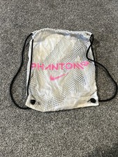 Nike Phantom GT Football Boot Drawstring Bag White Pink
