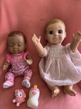 Luvabella Interactive Dolls X2 Working With Accessories Shown Please Read Desc