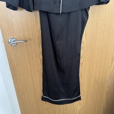 M&S Rosie Black Satin Pyjama