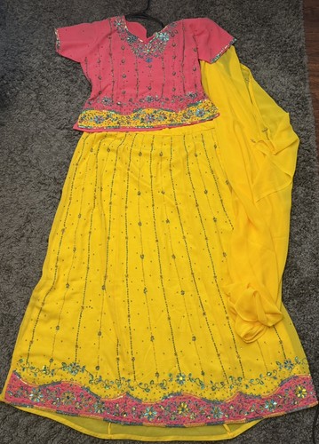 Pink and yellow indian wedding - pink,