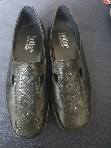 Hotter black shoes ladies 5 - hotter, 5.5