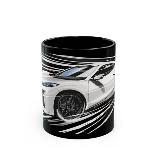 White corvette z06 dad - c8,