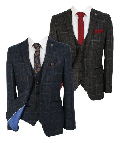 Mens check tweed - tweed, suit