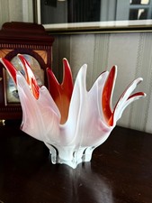 murino Freeform art glass bowl