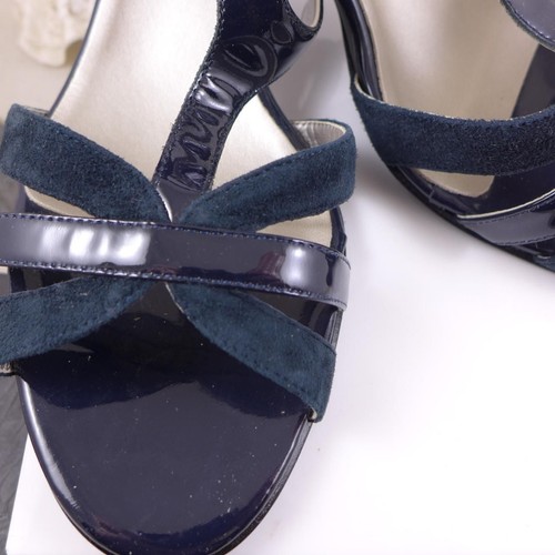 Navy blue sandals