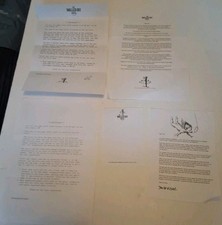 Banksy Walled Of Hotel Guest Paper Work 5 Pieces - Free & Fast Post 