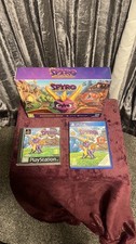 Spyro Reignited Trilogy (PS4) official retail pos and custom HQ ps1 case NO Game