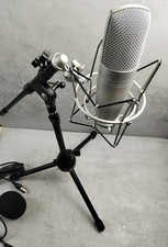 Superlux CM-H8A Large True Condenser Microphone 5m XLR Cable Boom Stand Kit VGC 