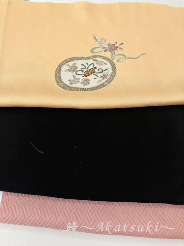 Japanese fabric scrap set 3pcs - set,