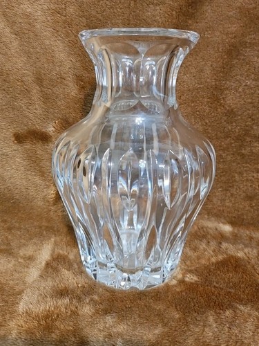 Flower vase 4 crystal - flower, 6"