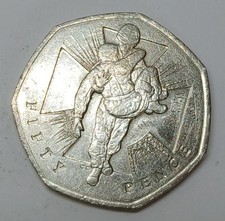 2006 50p coin wounded soldier