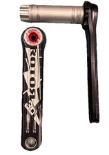 Pair of rotor SRM 175mm long bicycle crank arms used