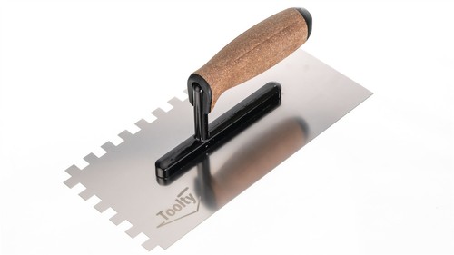 Notched trowel finishing - trowel,