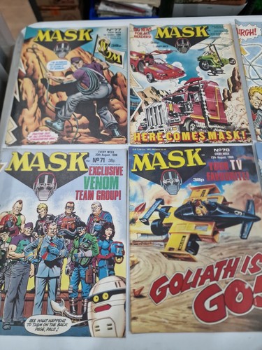 Vintage mask 80s - vintage, comic