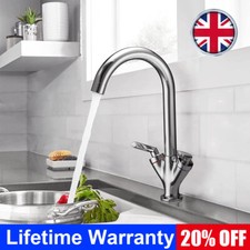 Modern kitchen sink - mixer, taps