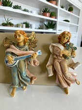 Pair 4.5"h Italian Resin Angel