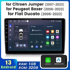 9'' For Citroen Relay Peugeot Boxer Fiat Ducato Android 13 Carplay Radio GPS BT