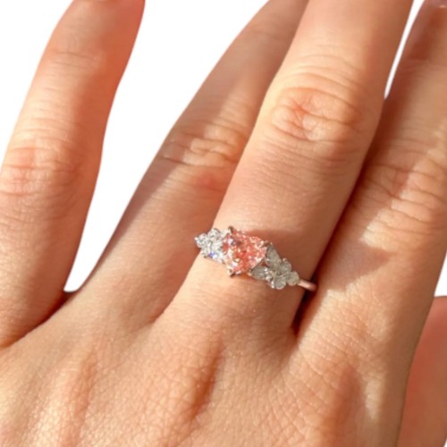 Fancy vivid pink heart - pink,