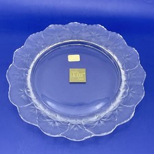 LALIQUE Honfleur Plate 8in